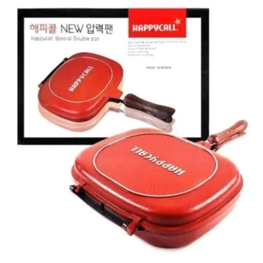 HAPPY CALL DOUBLE PAN 32 cm alat penggorengan