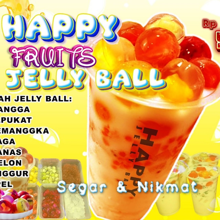 HAPPY FRUITS JELLY BALL CUP BESAR 