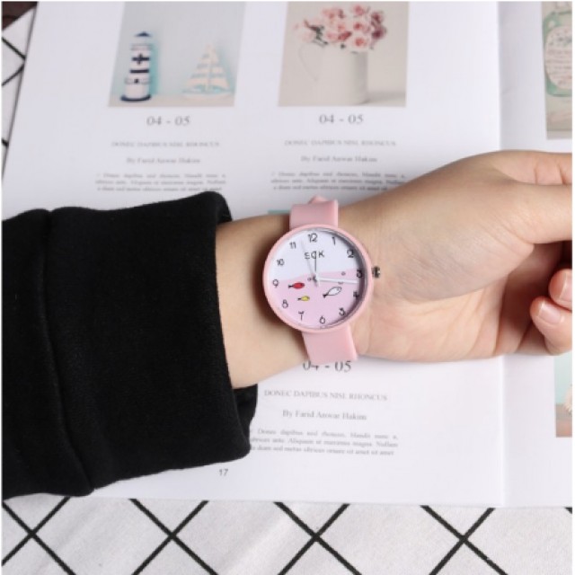 HC J-140 JAM TANGAN ANAK MOTIF IKAN