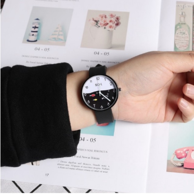 HC J-140 JAM TANGAN ANAK MOTIF IKAN 5