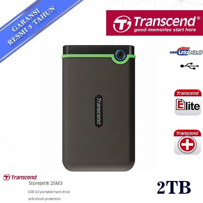 HD Eksternal HD Transcend Storejet 25M3 2Terabyte