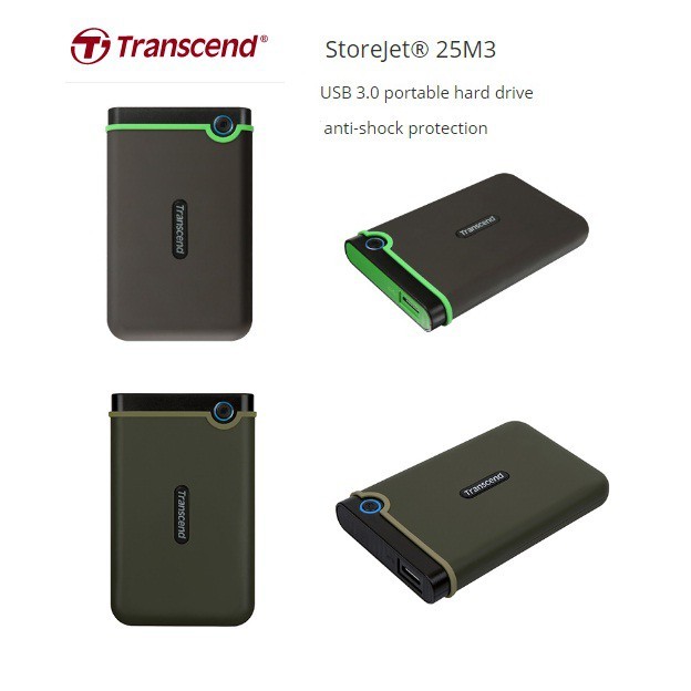 HD Eksternal Transcend Storejet 25M3 1Terabyte