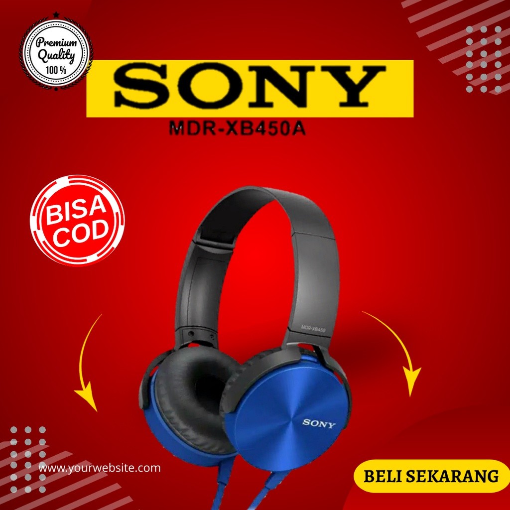 HEADPHONE SONY EXTRA BASS EARPHONE HENSET ORIGINAL HEDPHONE 2