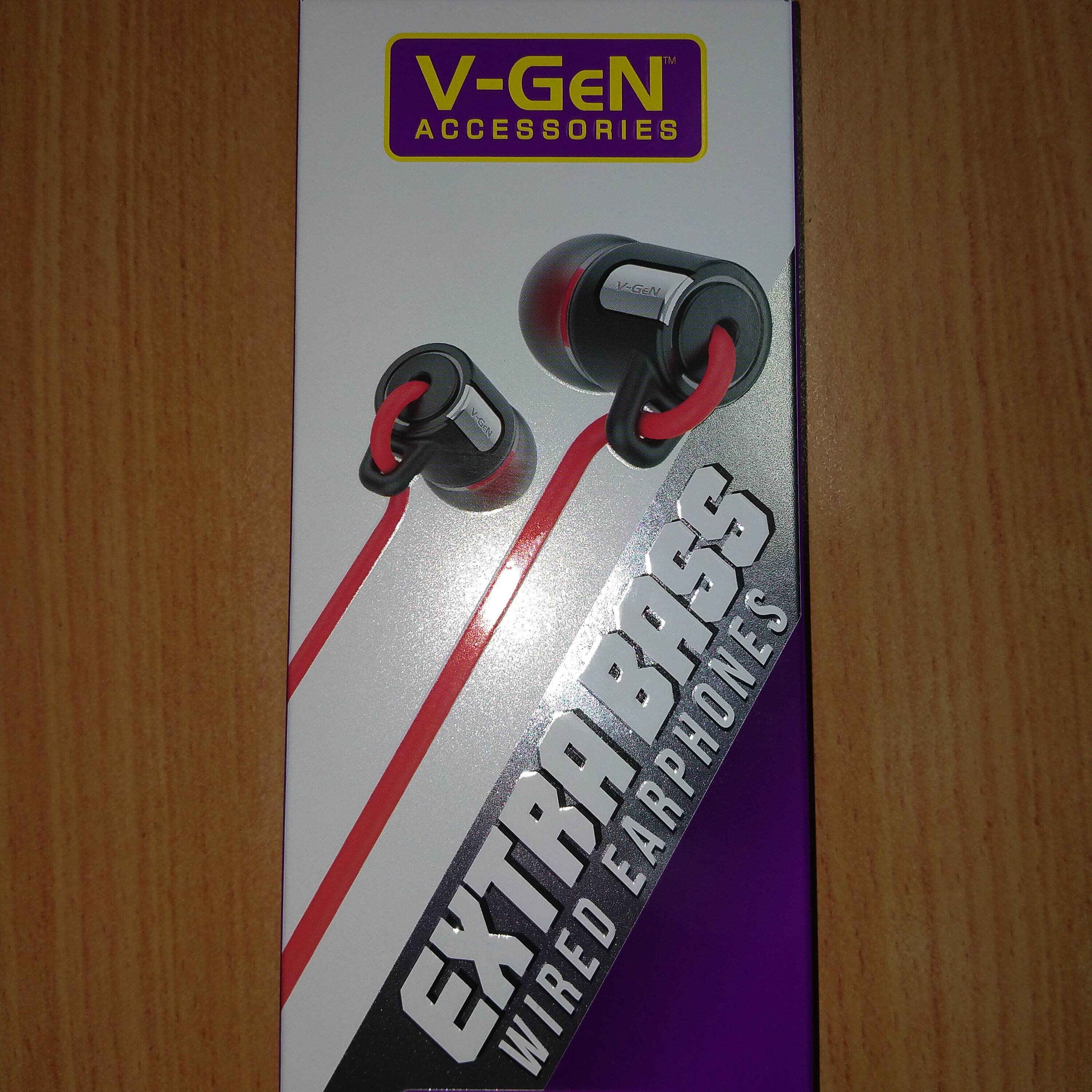 HEADSET V GEN XTRA BASS - HITAM DAN PUTIH