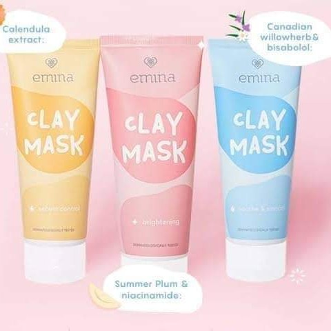 EMINA CLAY MASK SERIES