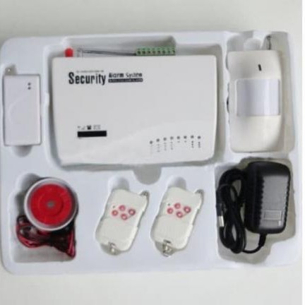HIGH QUALITY WIRELESS GSM ALARM WIRELESS 2017 TERBARU - PUTIH TP03
