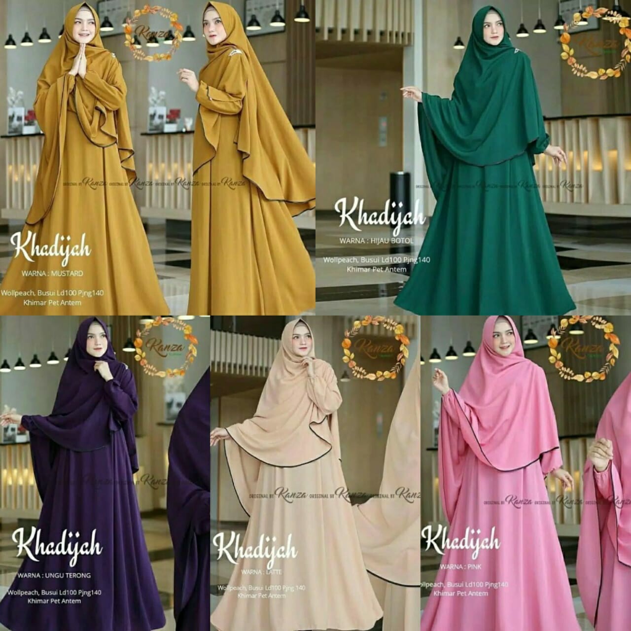 HIJAB MURAH-PAKAIAN DEWASA WANITA KHADIJAH
