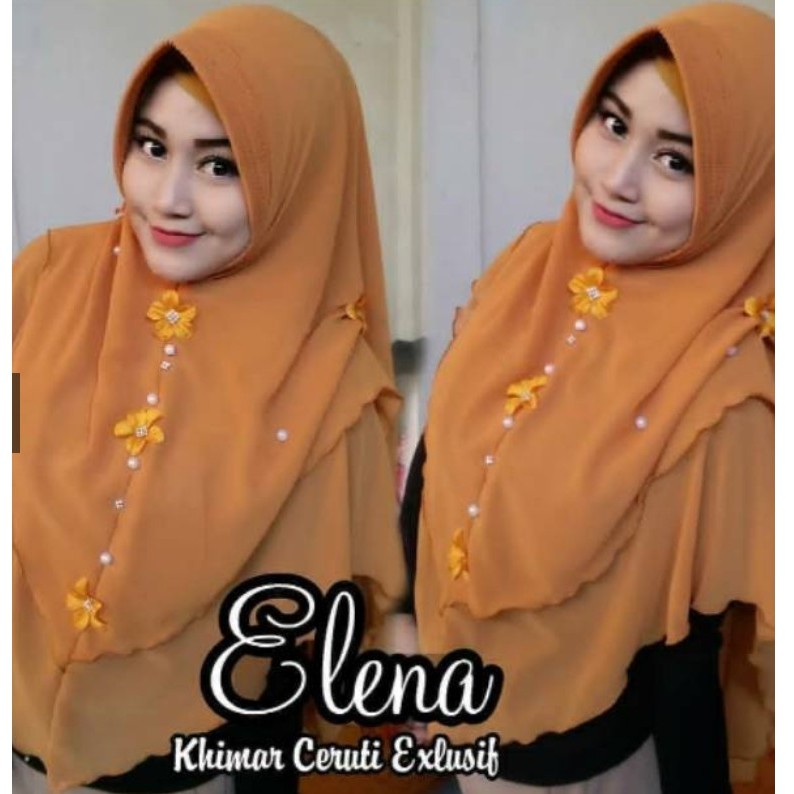 HIJAB WANITA CERUTYBABYDOLL 2 LAYER 2