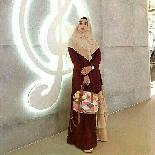 HJ MAXI SAHARA MAROON 