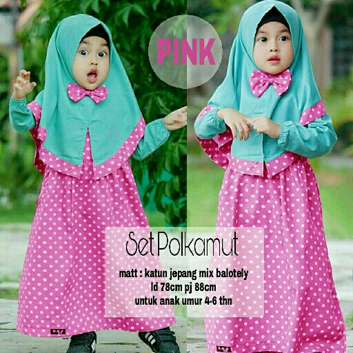 HJB SET POPOY PINK KID