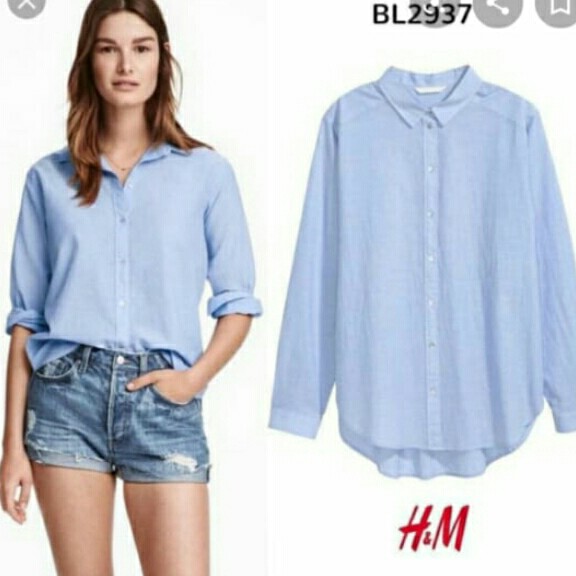HM Shirt Blue