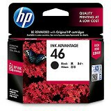 HP Black Ink Cartridge 46 CZ637AA