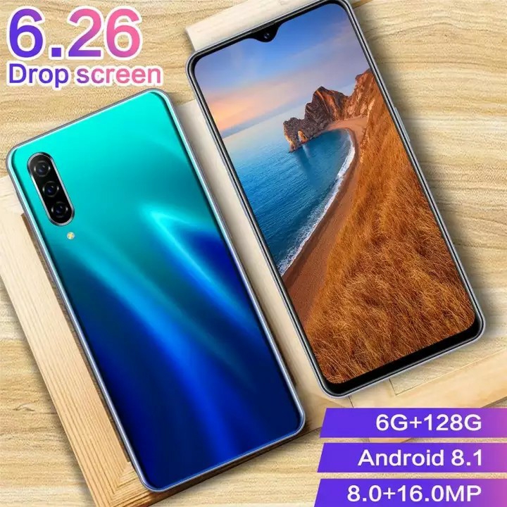 HP MURAH under LayarWajah Smartphone Tak Terkunci A50 626 Inch 4