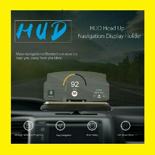 HUD Navigation Gps Mobil