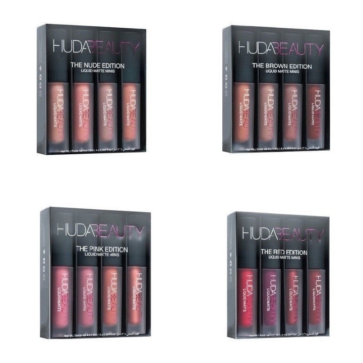 HUDA 4 IN 1 BEAUTY MINI LIQUID MATTE EDITION