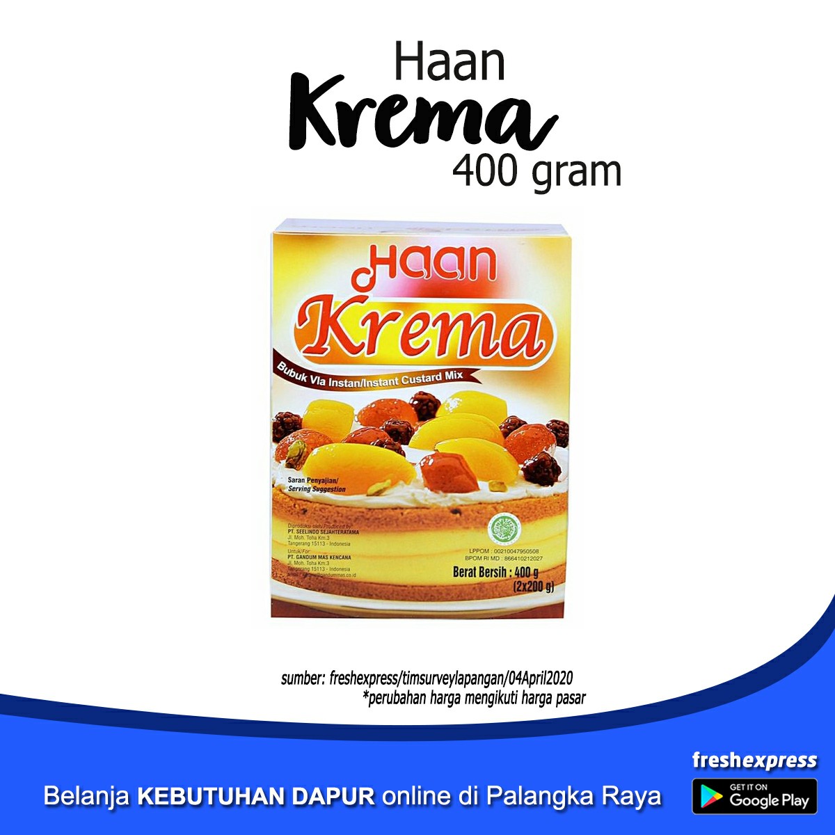 Haan Krema 400 Gram