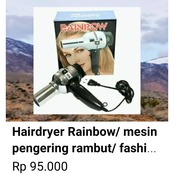 Haitdryer Rainbow mesin Pengering rambut redy pesan sekarang