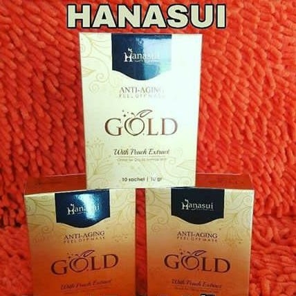 Hanasui Masker Wajah Gold
