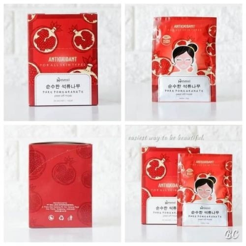 Hanasui Pure Pomegranate Peel of Mask Antioxidant Whitening 2