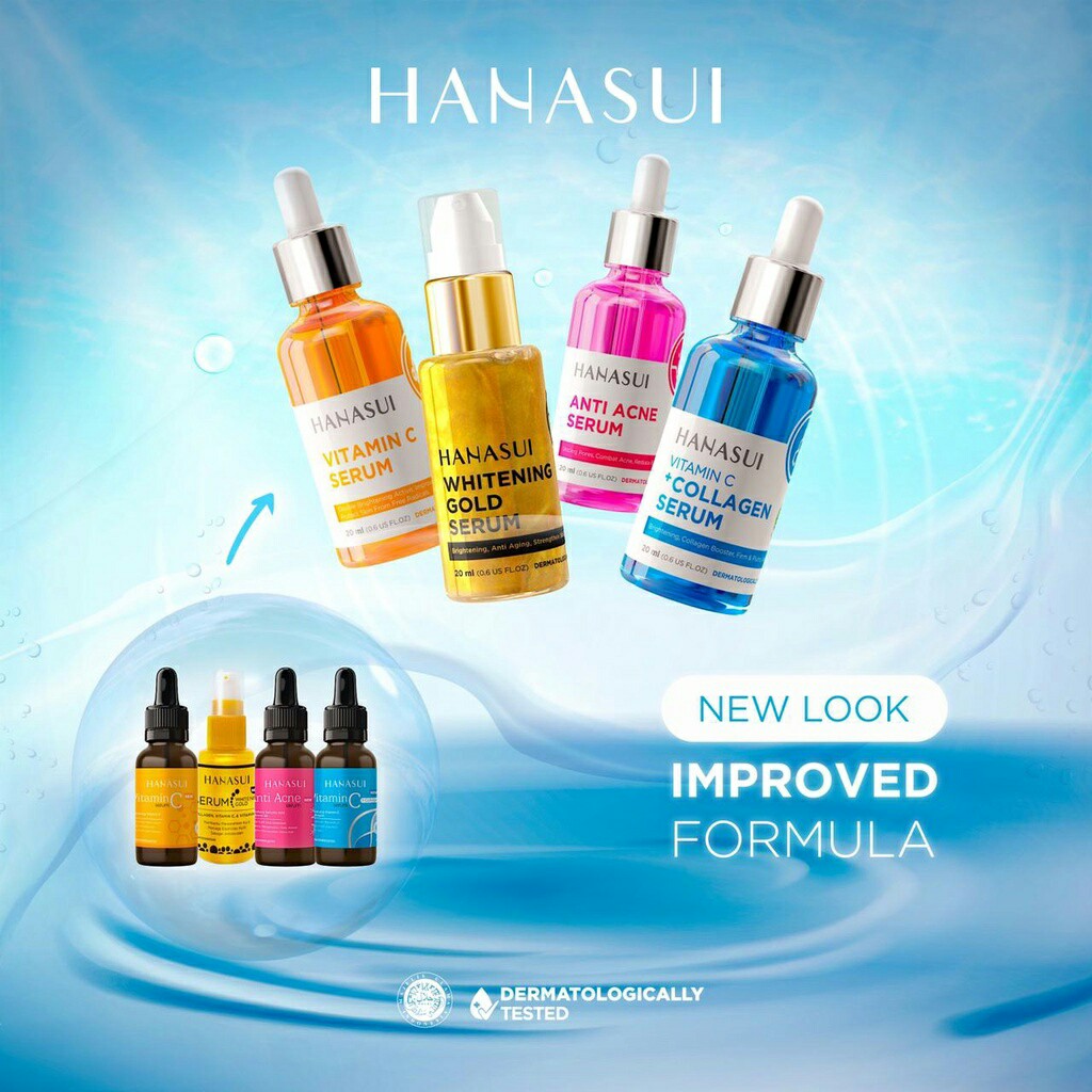 Hanasui Serum  Vitamin C New Look & Improved Formula.