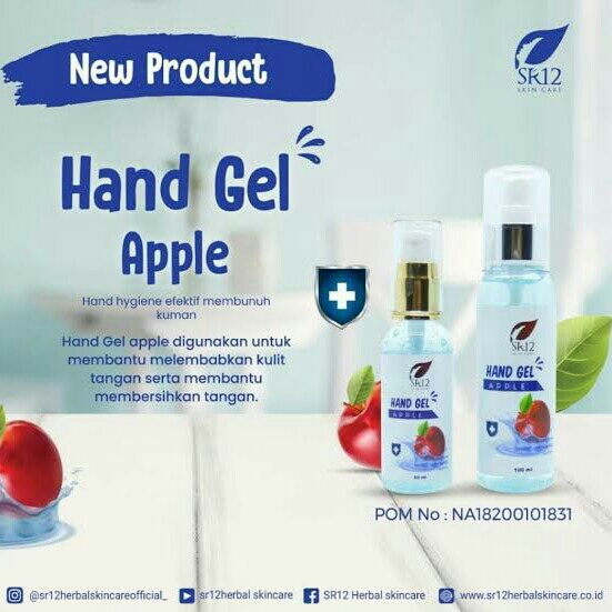 Apple gel. Sanitizer Gel Apple пробник.