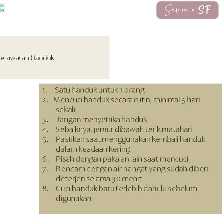 Handuk Savra Lembut 3