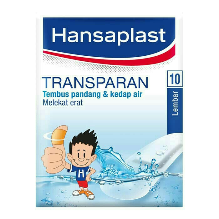 Hansaplast Transparan Tembus Pandang Dan Kedap Air 10 Lembar