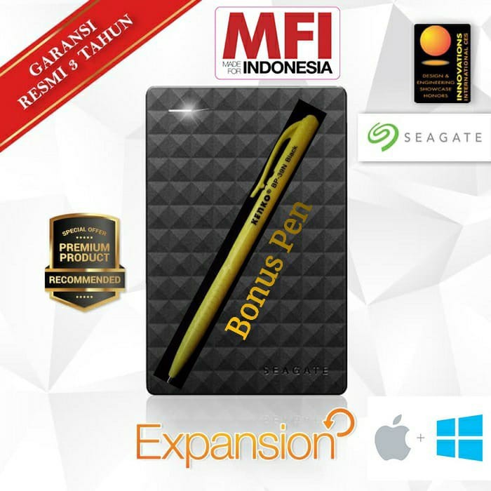 Harddisk Eksternal Seagate Expansion 1 Terabyte Garansi Resmi