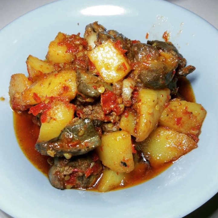 Hati Ampela Goreng Balado