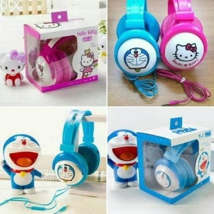 Headset Bando Doraemon Dan Hk
