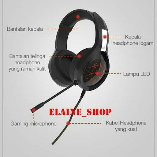 Headset Bando Gaming Robot 4