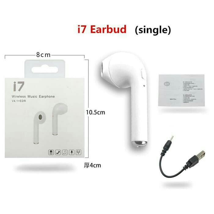 Headset Bluetooth Cap Iphone i7