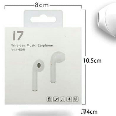 Headset Bluetooth Cap Iphone i7 2