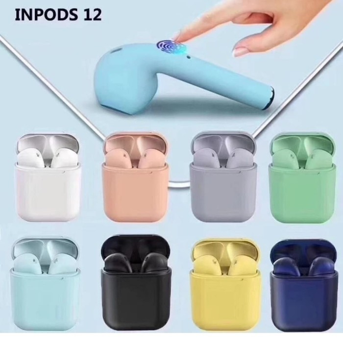 Headset Bluetooth Tws I12 Macaron 