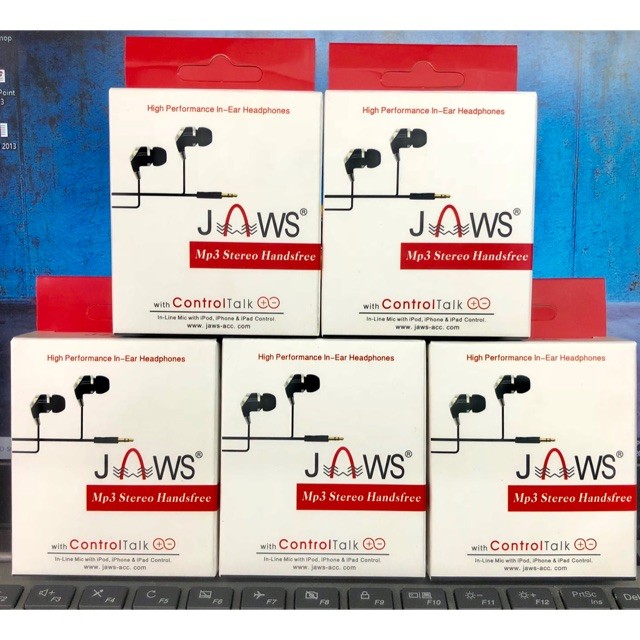Headset Jaws With Control Talk Mega Bass Earphone
