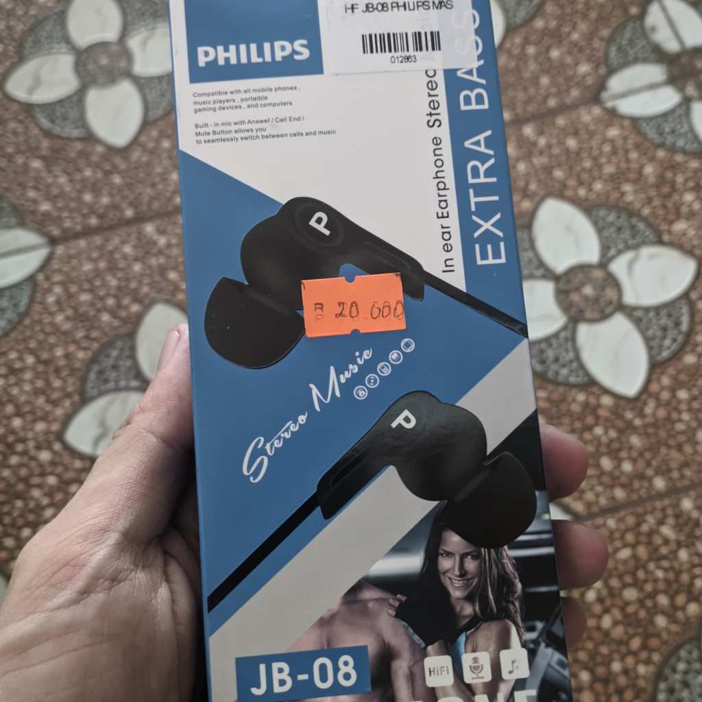 Headset Philips Bass Streo