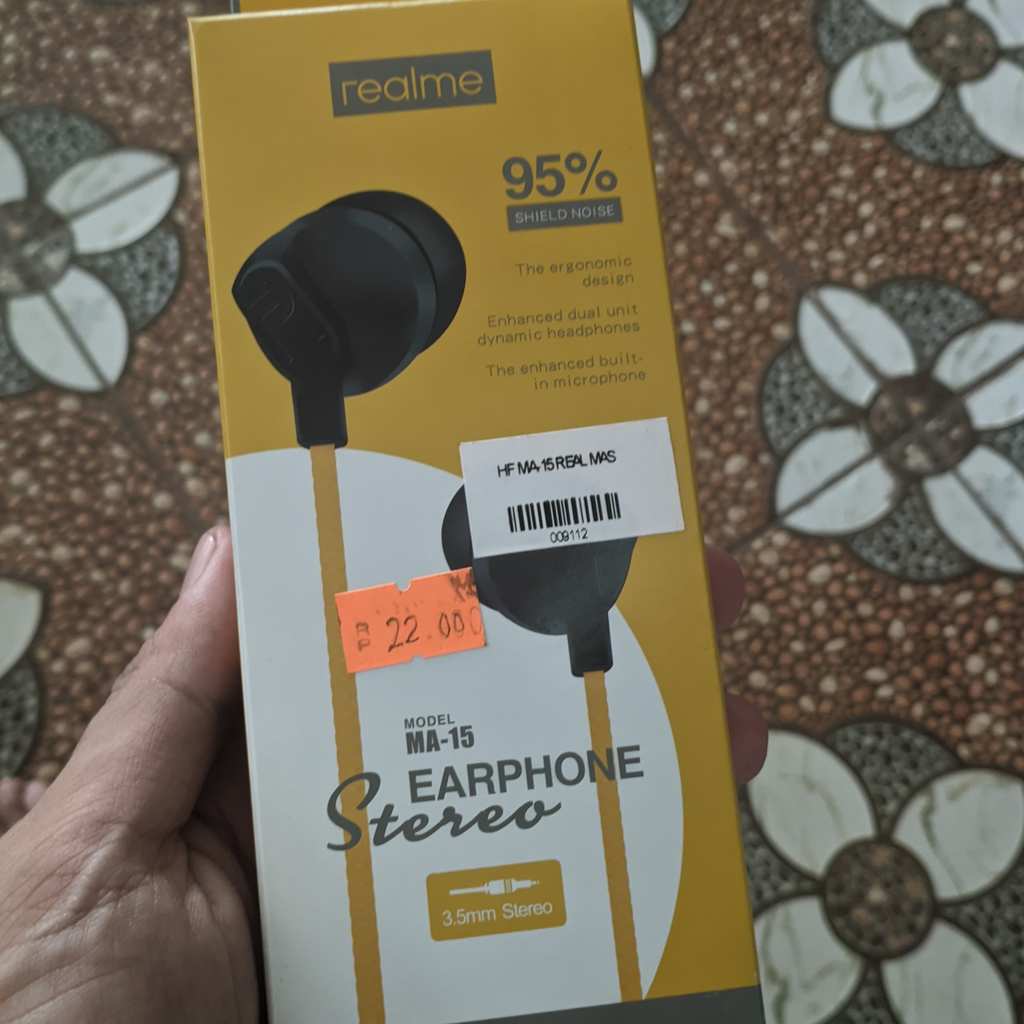 Headset Realme M19 Yellow Bass