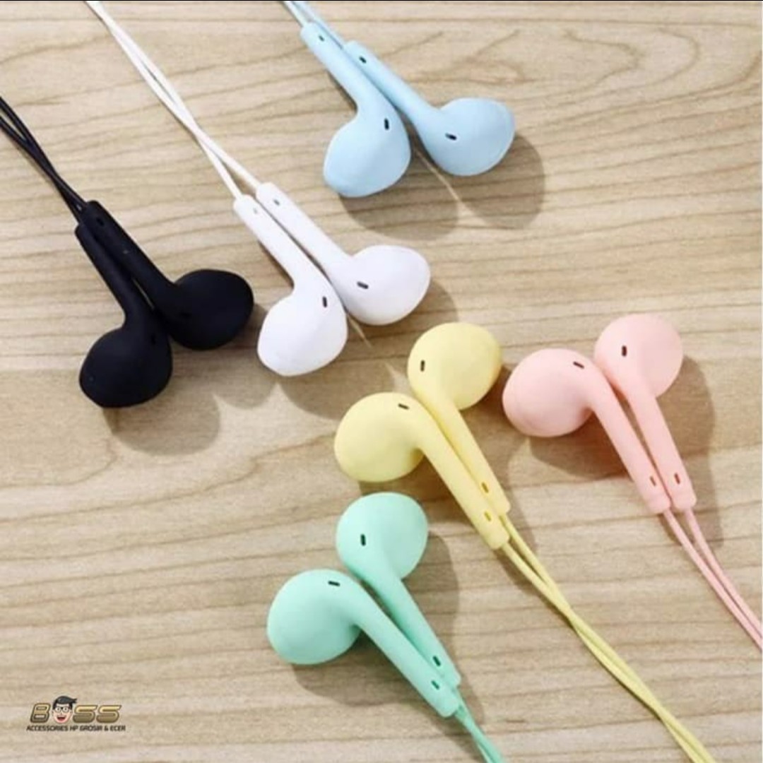 Headset Stereo U19 Macaron Handsfree Extra Bass Earphone U 19 2