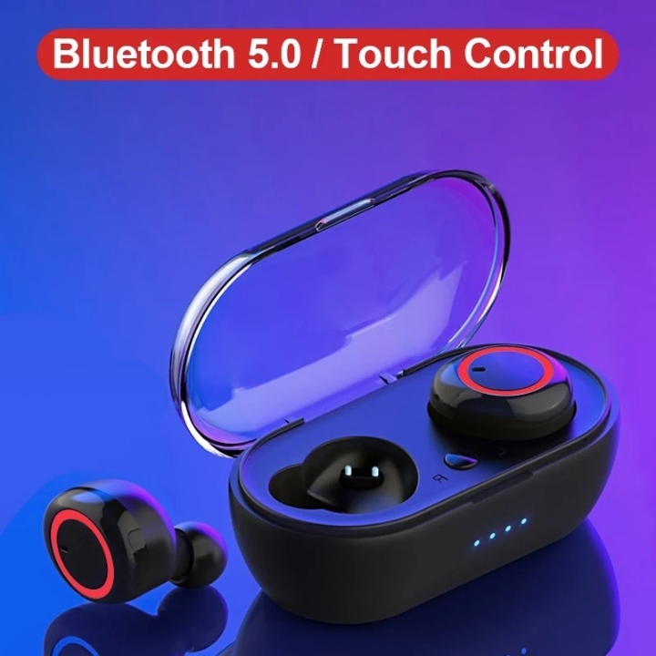 Headset WK V50 Tws Bluetooth Earphone 3D Stereo 3