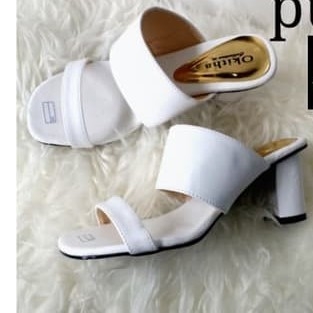 Heels Hak Tahu M20 - Putih 3
