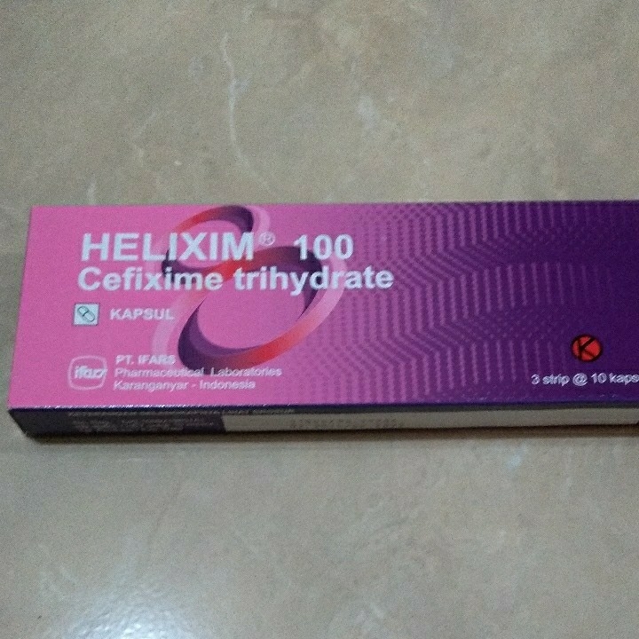 Helixim 100mg Atau Cefixim