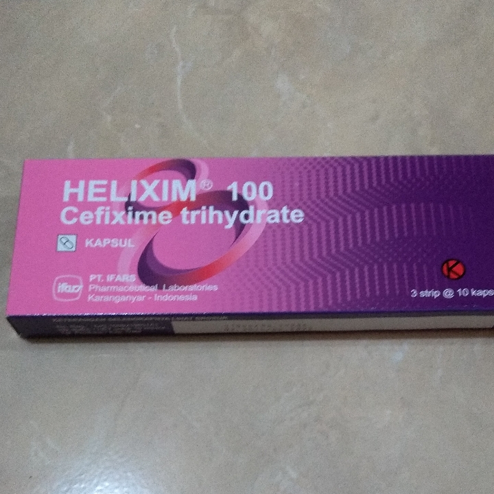 Helixim 100mg Atau Cefixim