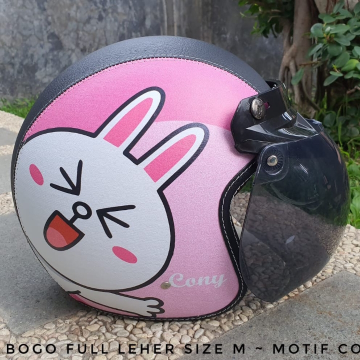 Helm Bogo Full Leher Dewasa