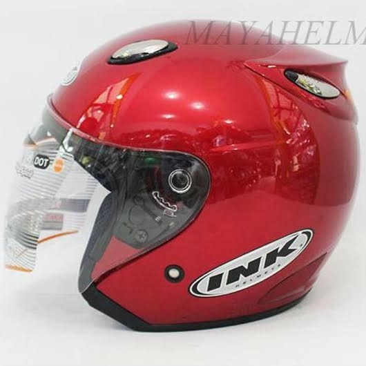 Helm INK Centro Basic Maroon Jet - Not Ori