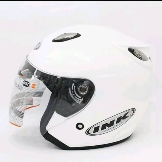 Helm INK Centro Basic Putih - Not Ori