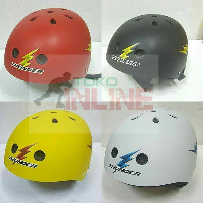 Helm Thunder untuk sepatu roda, inline skate, skateboard, sepeda