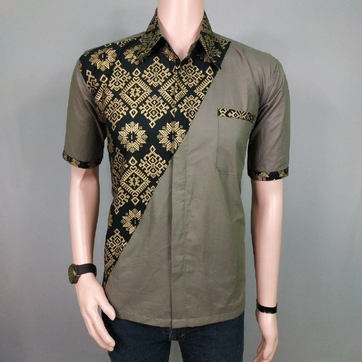 Hem Batik Kombinasi