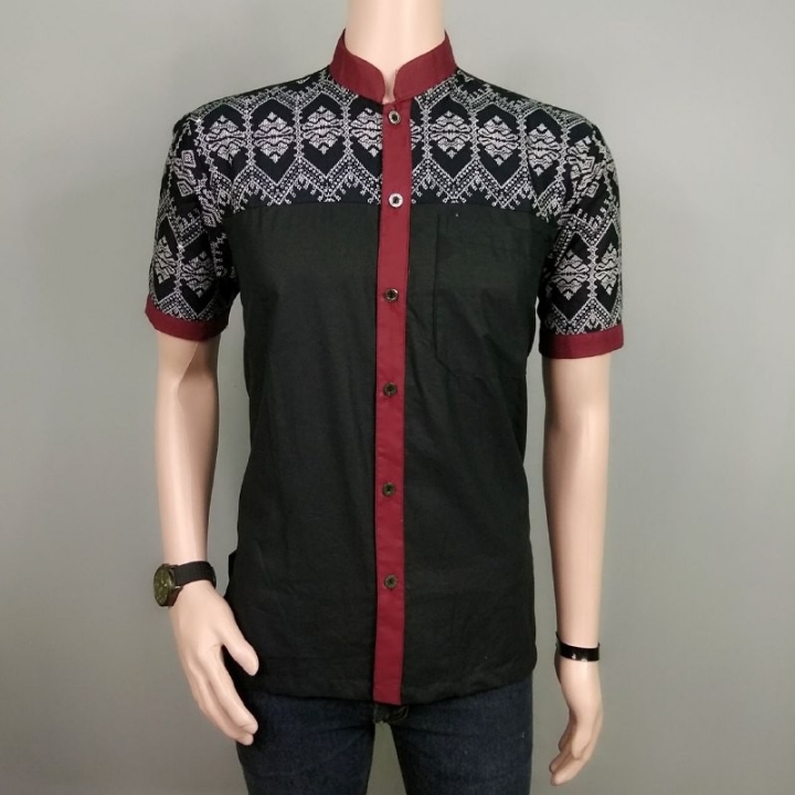 Hem Batik Kombinasi