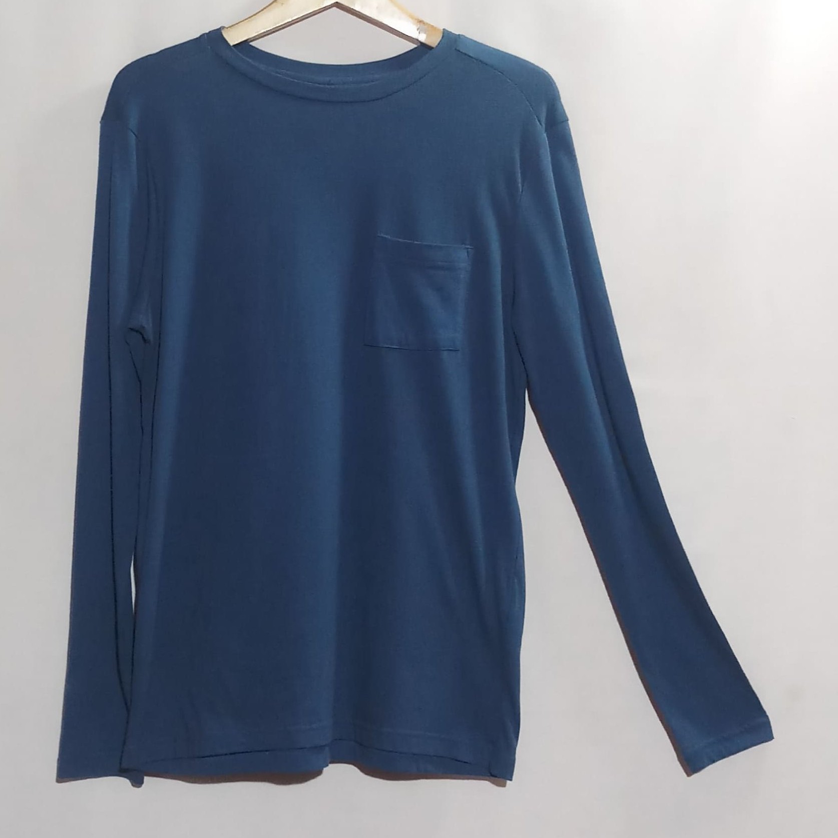 Hema Lengan Panjang Blue