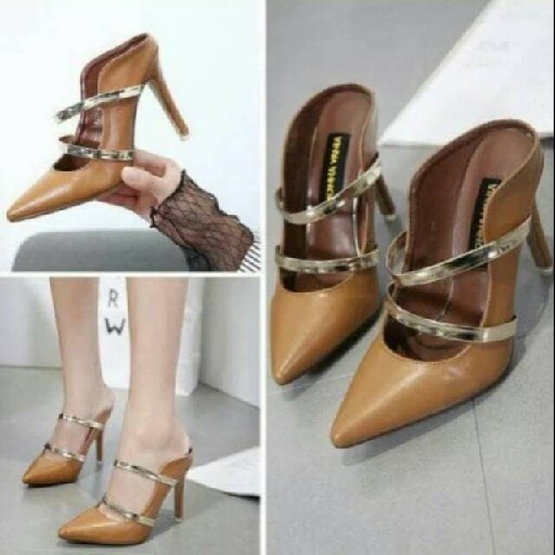 High Heels Ivory Tan